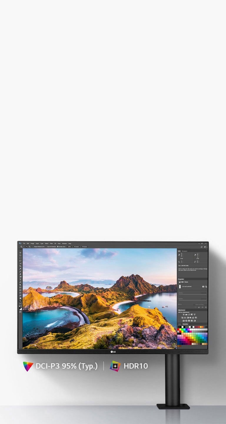 Clear & Large Display for Visual Comfort