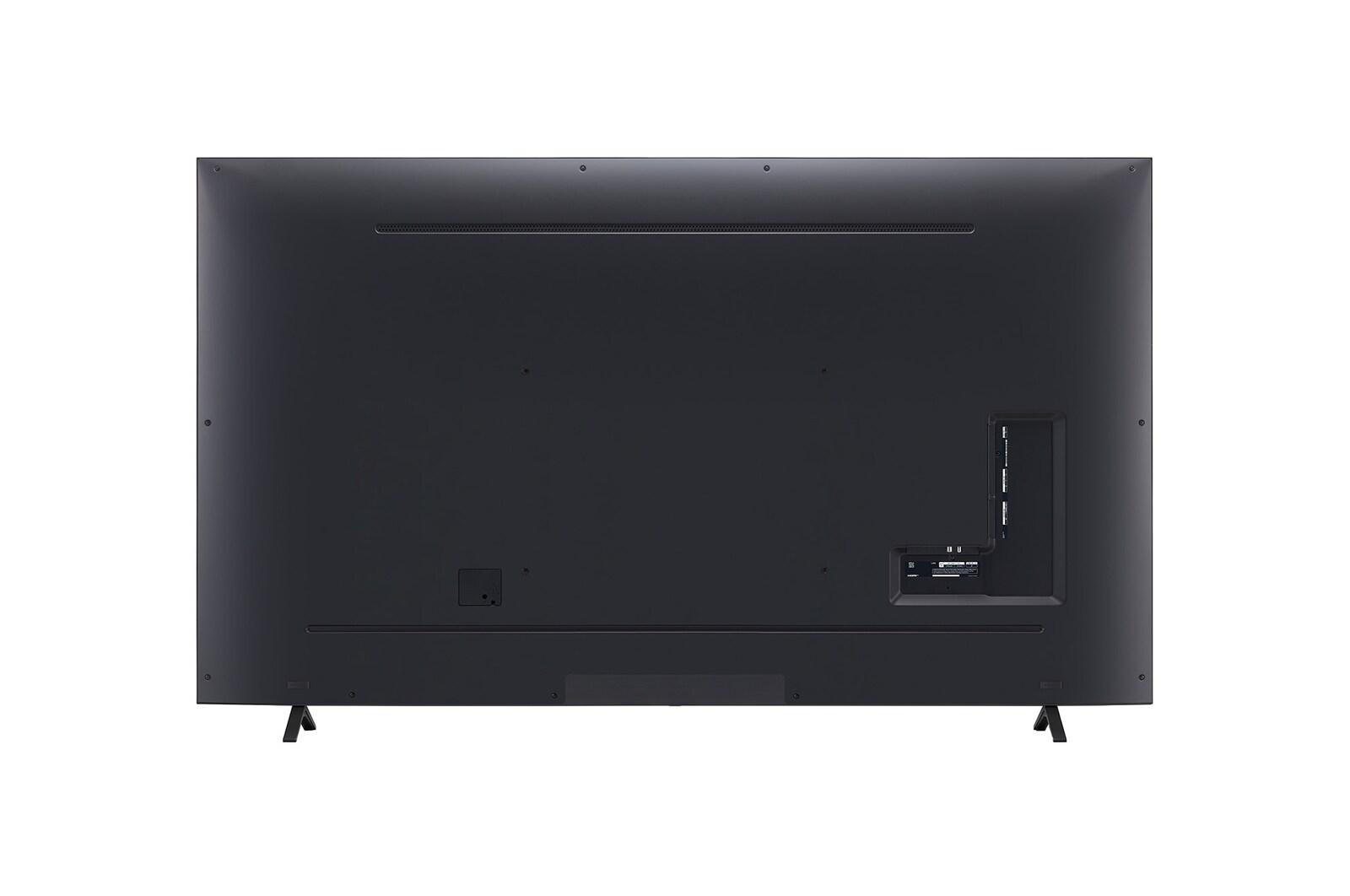 Rear view of LG NanoCell TV, NANO80