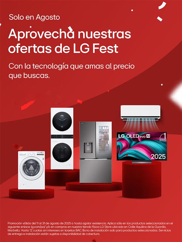 LG FEST promo page