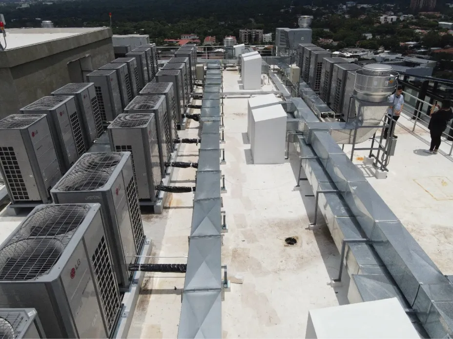 Tecnología VRF Multi V 5 y gestión inteligente BMS