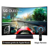 Televisor OLED FLEX 42" Smart TV con Pantalla flexible para juegos