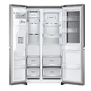 LG Refrigeradora Side by Side 22.4pᶟ (NET) / 23.8pᶟ (Gross) Door-in-Door™ LINEARCooling™ Craft Ice™ Instaview® ThinQ™ Metal, LS66SXNC