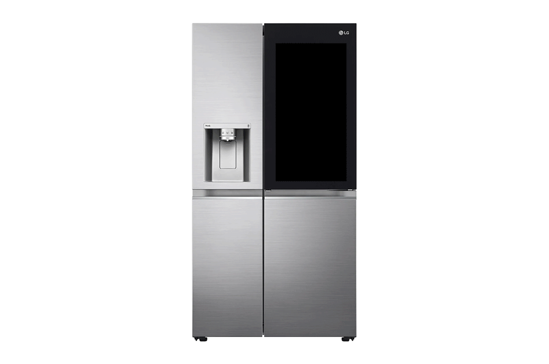 LG Refrigeradora Side by Side 22.4pᶟ (NET) / 23.8pᶟ (Gross) Door-in-Door™ LINEARCooling™ Craft Ice™ Instaview® ThinQ™ Metal, LS66SXNC