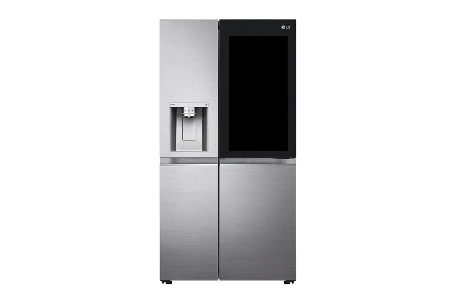 LG Refrigeradora Side by Side 22.4pᶟ (NET) / 23.8pᶟ (Gross) Door-in-Door™ LINEARCooling™ Craft Ice™ Instaview® ThinQ™ Metal, LS66SXNC