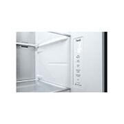 LG Refrigeradora Side By Side 22.4pᶟ (Net) / 24pᶟ (Gross) ThinQ™ Door-in-Door™ Craft Ice™ Negro Mate, LS66SXTC.AMCCPNM