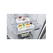 LG Refrigeradora Side by Side 22.4pᶟ (NET) / 23.8pᶟ (Gross) Door-in-Door™ LINEARCooling™ Craft Ice™ InstaView® ThinQ™ Metal, VS25XHWC