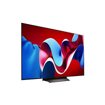 Vista frontal con LG OLED evo y el emblema OLED número 1 del mundo de 11 años en la pantalla