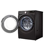 LG Lavadora Carga Frontal 25kg/55lbs LG TurboWash™ 360° Steam™ Black Steel , WM25BV2S6BR