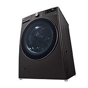 LG Lavadora Carga Frontal 25kg/55lbs LG TurboWash™ 360° Steam™ Black Steel , WM25BV2S6BR