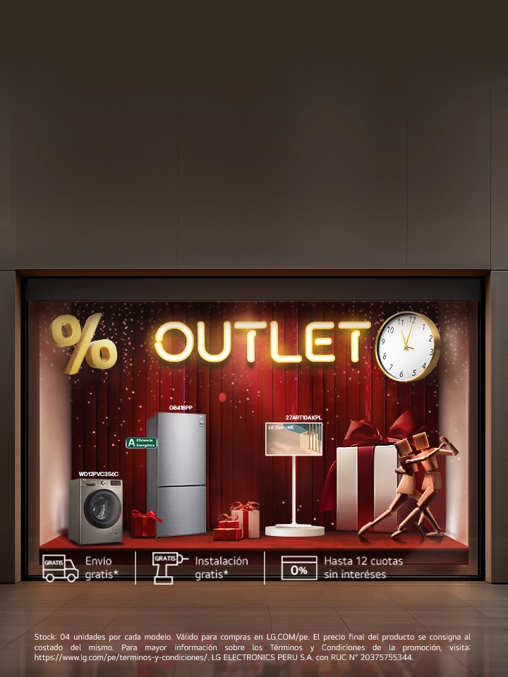 Hasta 55% de DSCTO. ¡Outlet Fin de Año LG! 