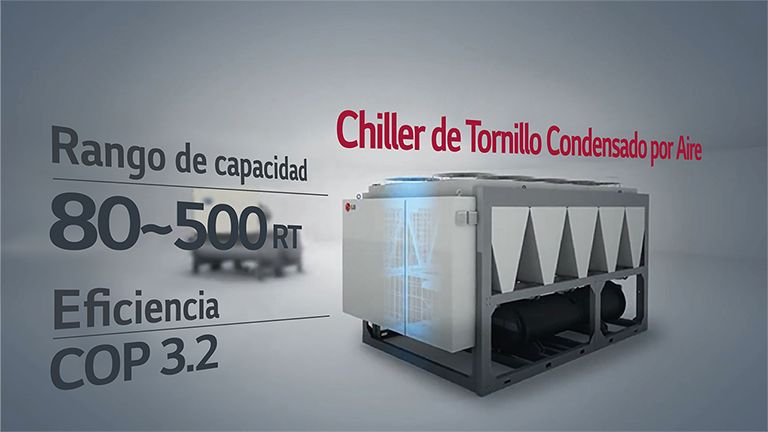 Chiller de Tornillo condensado  por aire