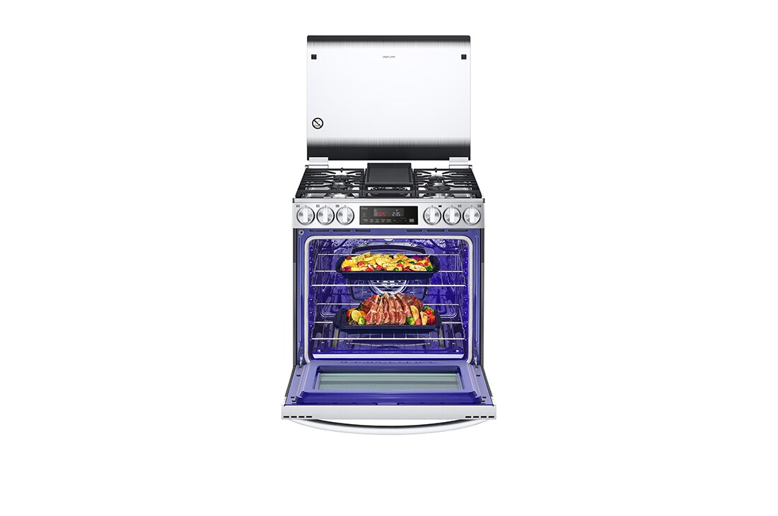 LG Cocina LG con Freidora de Aire y ThinQ™, Acero Inoxidable , LRGL5845S