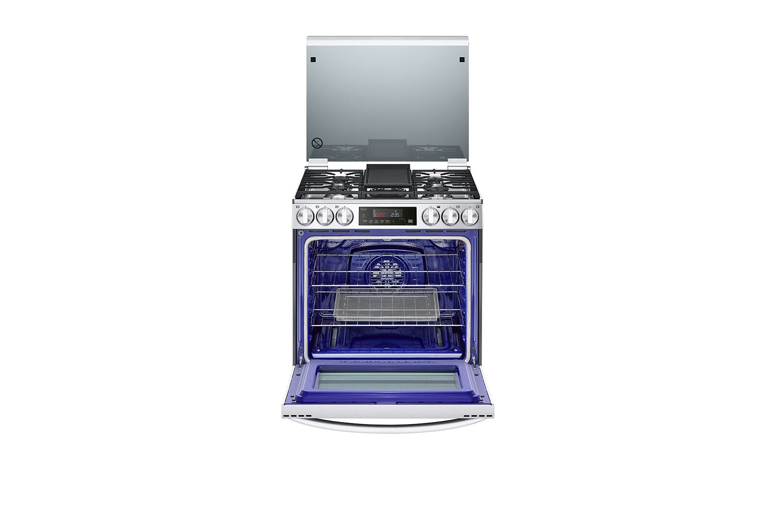 LG Cocina LG con InstaView y Freidora de Aire, Acero Inoxidable , LRGL5847S