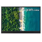 LG gram +view – Pantalla Dual Portátil 32:10 (16” WQXGA 16:10 (2560 x 1600) Panel IPS, DCI-P3 99%, Antireflejos, Rotación Automática); USB Type-C™; Ultraligera de sólo 670g de peso., 16MQ70