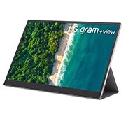 LG gram +view – Pantalla Dual Portátil 32:10 (16” WQXGA 16:10 (2560 x 1600) Panel IPS, DCI-P3 99%, Antireflejos, Rotación Automática); USB Type-C™; Ultraligera de sólo 670g de peso., 16MQ70