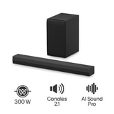 Soundbar LG S40T | 300W | 2.1 ch | BOOM Interfaz