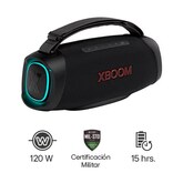 LG XBOOM Go XG8T Parlantes Bluetooth portátil de grado militar y batería de 15 horas de duración 