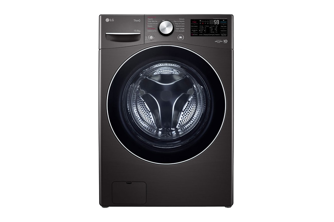LG Lavaseca LG de 15Kg de Lavado y 8Kg de Secado, AI DD™ y ThinQ, WD15BG2S