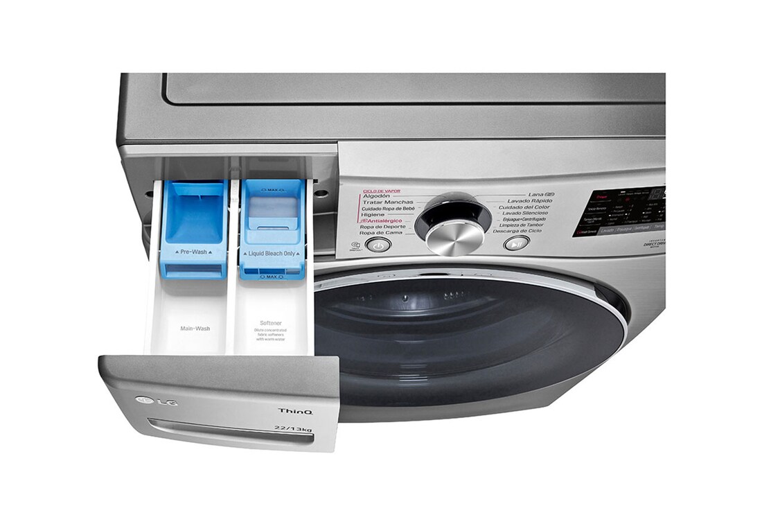 Top detergent port view