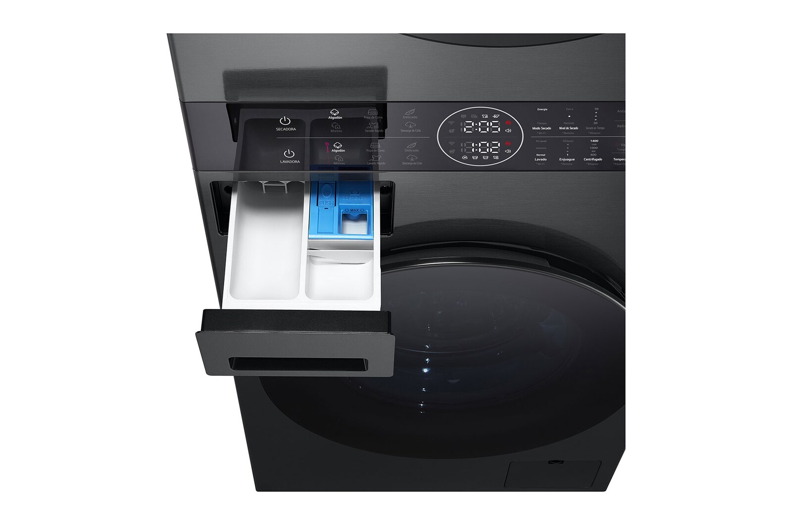 Detergent tray view