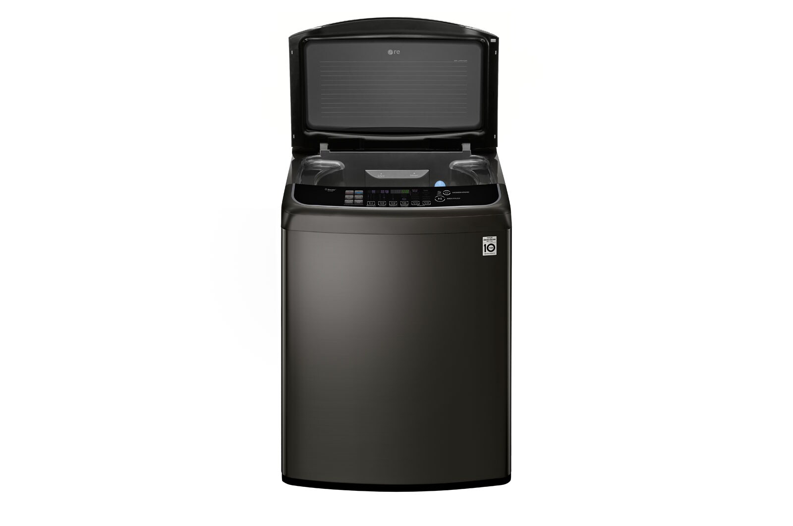 LG Lavadora de 22 kg con TurboWash 3D y ThinQ, negro acero, WT22BSS6H
