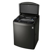 LG Lavadora de 22 kg con TurboWash 3D y ThinQ, negro acero, WT22BSS6H