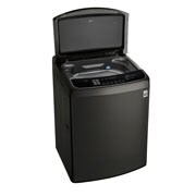 LG Lavadora de 22 kg con TurboWash 3D y ThinQ, negro acero, WT22BSS6H