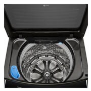 LG Lavadora de 22 kg con TurboWash 3D y ThinQ, negro acero, WT22BSS6H