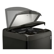 LG Lavadora de 22 kg con TurboWash 3D y ThinQ, negro acero, WT22BSS6H