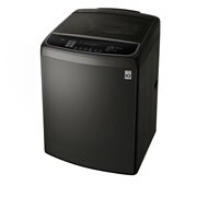 LG Lavadora de 22 kg con TurboWash 3D y ThinQ, negro acero, WT22BSS6H