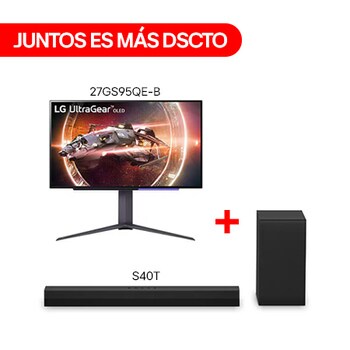 monitor + soundbar front view