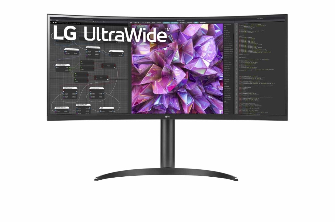 LG Monitor Curvo UltraWide QHD (3440x1440) IPS de 34’’ 21:9, 34WQ75C-B