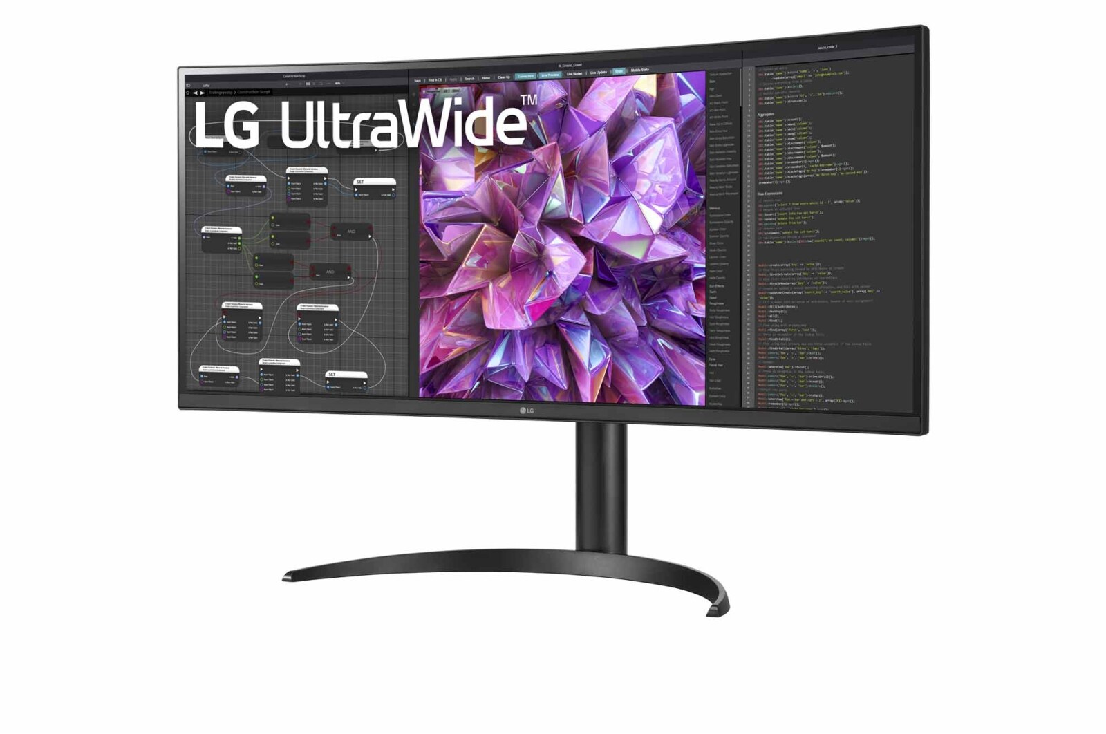LG Monitor Curvo UltraWide QHD (3440x1440) IPS de 34’’ 21:9, 34WQ75C-B