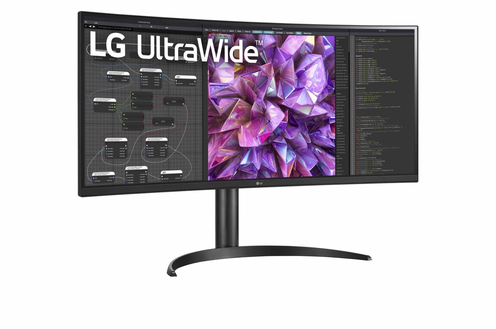 LG Monitor Curvo UltraWide QHD (3440x1440) IPS de 34’’ 21:9, 34WQ75C-B