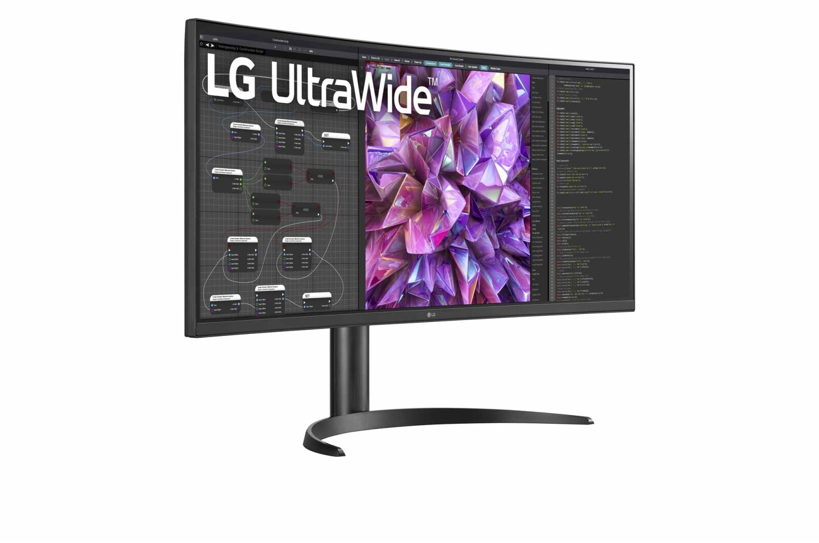 LG Monitor Curvo UltraWide QHD (3440x1440) IPS de 34’’ 21:9, 34WQ75C-B