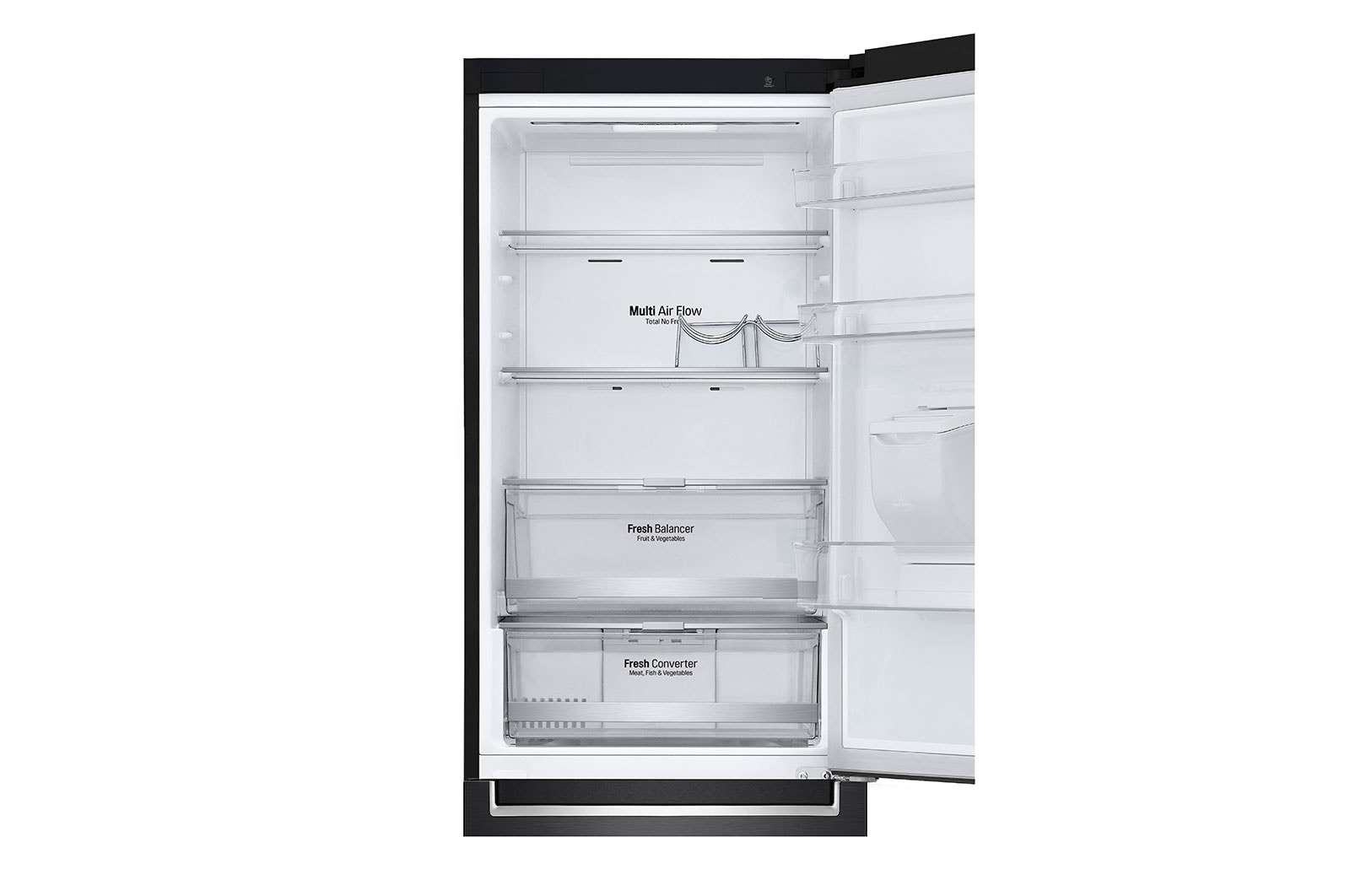 LG Refrigeradora Bottom Freezer 336L con Múltiple Flujo de Aire, GB37WGT