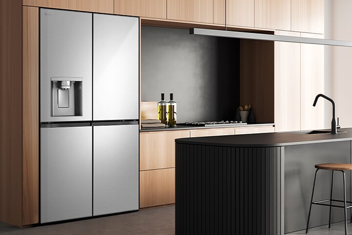 Modernidad interior de la cocina con LG