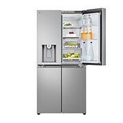 LG Llévate un microondas a s/.99.00 Por la compra de Refrigeradora French Door LG ThinQ™, GM57SPYMS20.ESPR