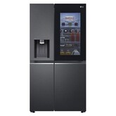 Refrigeradora Side by Side 617L con InstaView™, negro mate