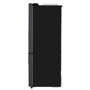 LG Refrigeradora Bottom Freezer 403L, con Múltiple Flujo de aire y estante plegable, negro mate, LB41WGT