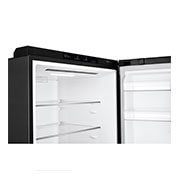 LG Refrigeradora Bottom Freezer 403L, con Múltiple Flujo de aire y estante plegable, negro mate, LB41WGT