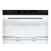 LG Refrigeradora Bottom Freezer 403L, con Múltiple Flujo de aire y estante plegable, negro mate, LB41WGT