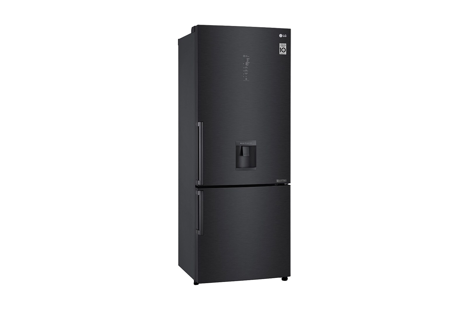 LG Refrigeradora Bottom Freezer 446L con DoorCooling y conectividad Wi-Fi, negro mate, LB46TGT