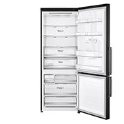 LG Refrigeradora Bottom Freezer 446L con DoorCooling y conectividad Wi-Fi, negro mate, LB46TGT
