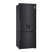 LG Refrigeradora Bottom Freezer 446L con DoorCooling y conectividad Wi-Fi, negro mate, LB46TGT