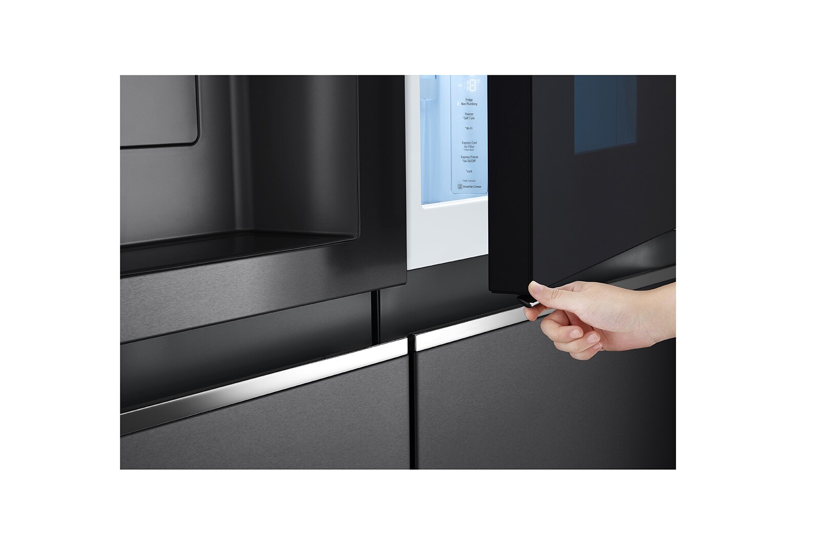 LG Refrigeradora Side by Side 617L InstaView™ con ThinQ, LS66SXT