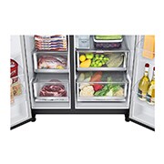 LG Refrigeradora Side by Side 617L InstaView™ con ThinQ, LS66SXT