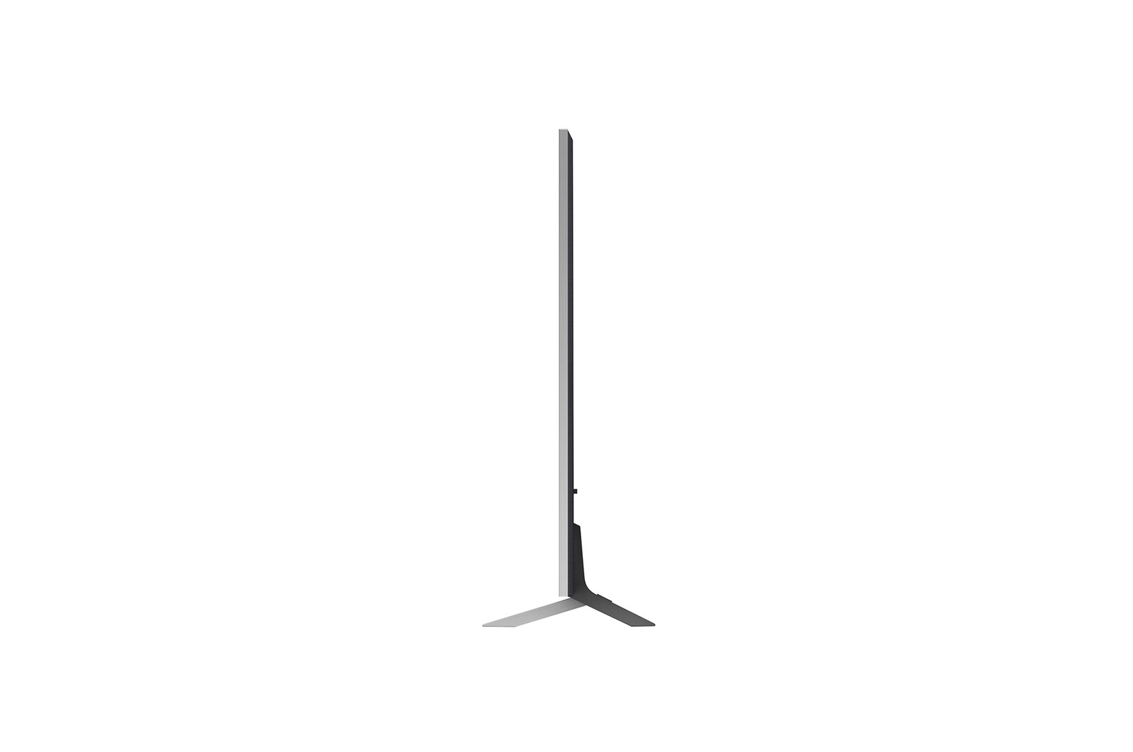 Side view of LG QNED TV, QNED99