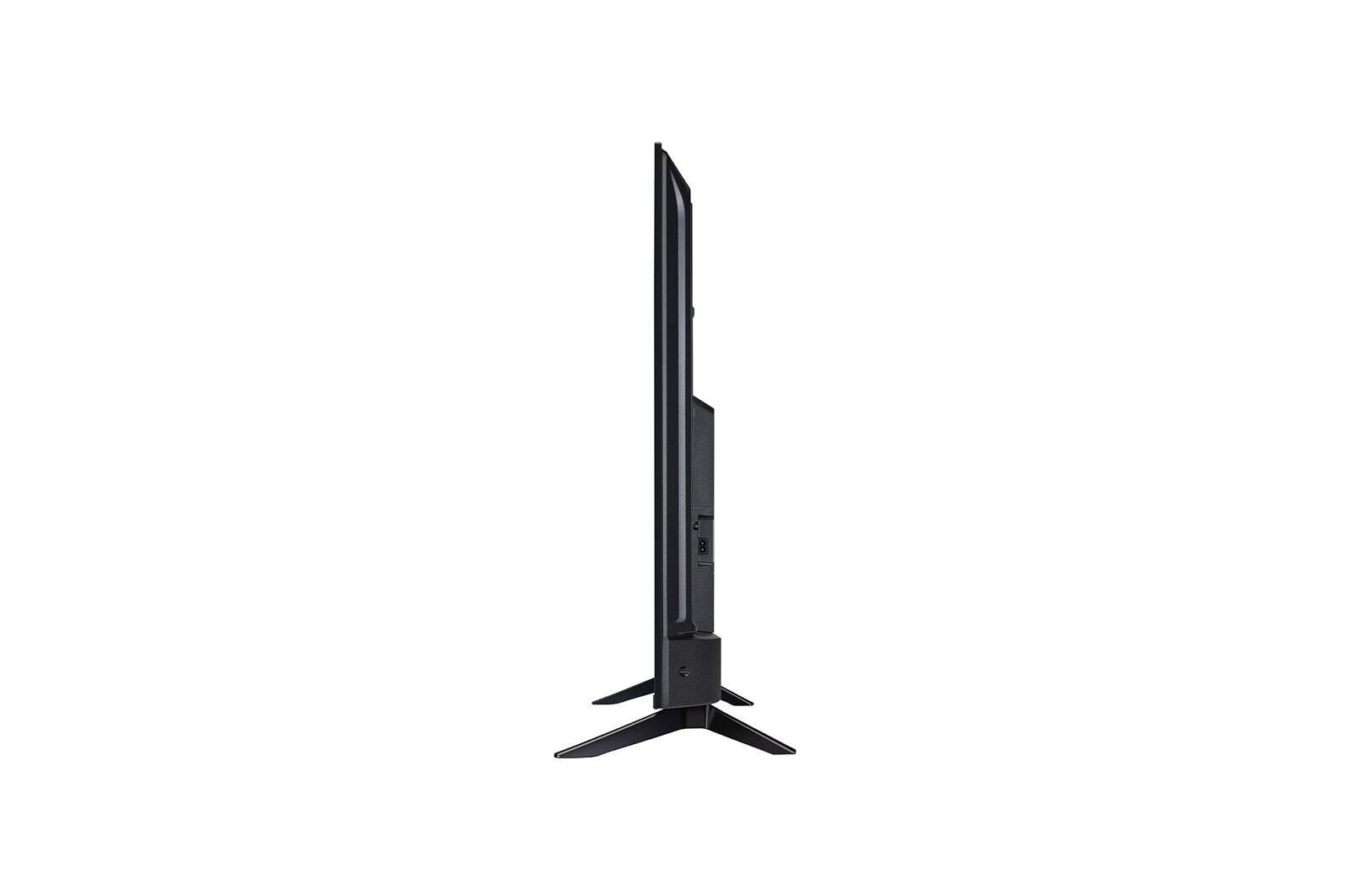Vista lateral del LG UHD TV, UT73