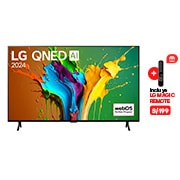 Front view of LG QNED TV, QNED89